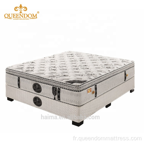 Matelas de lit de bobine supérieur à mémoire de mousse Visco